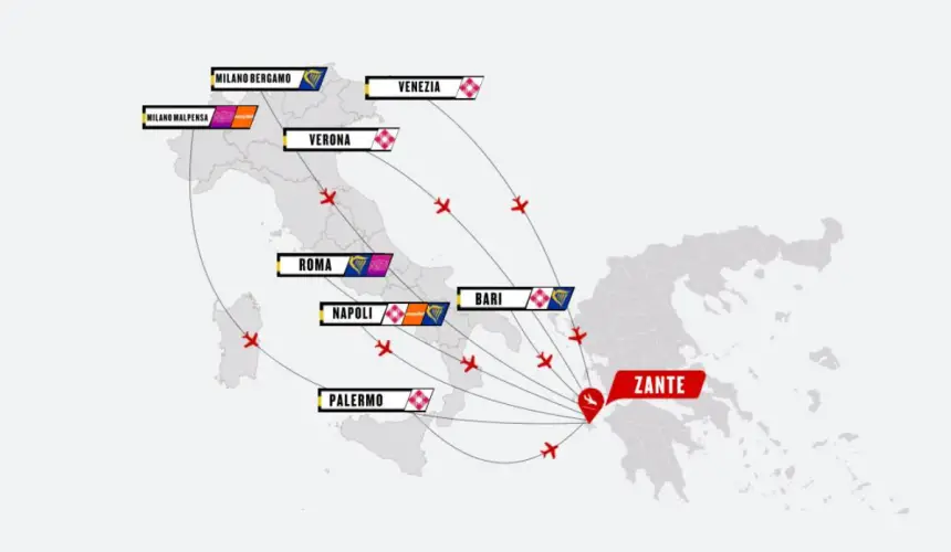 Voli Low Cost per Zante: ecco le compagnie aeree dall'Italia