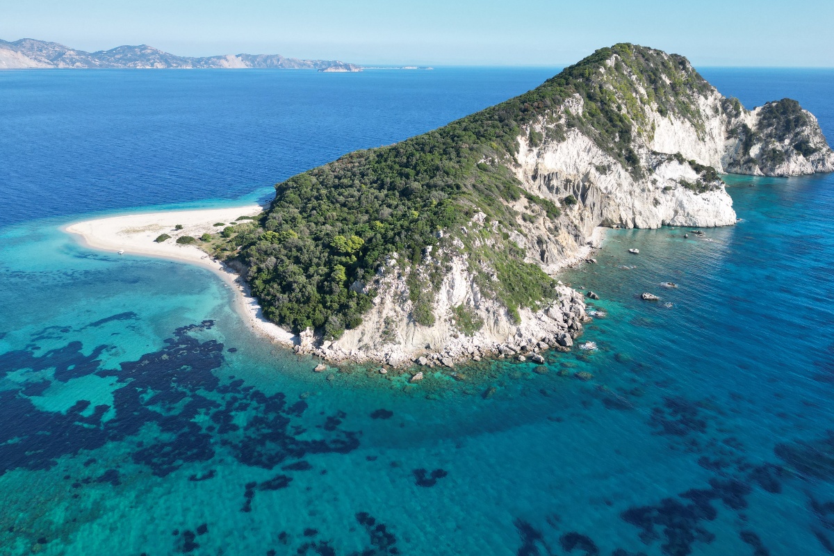 isola di marathonisi spiagge belle a zante